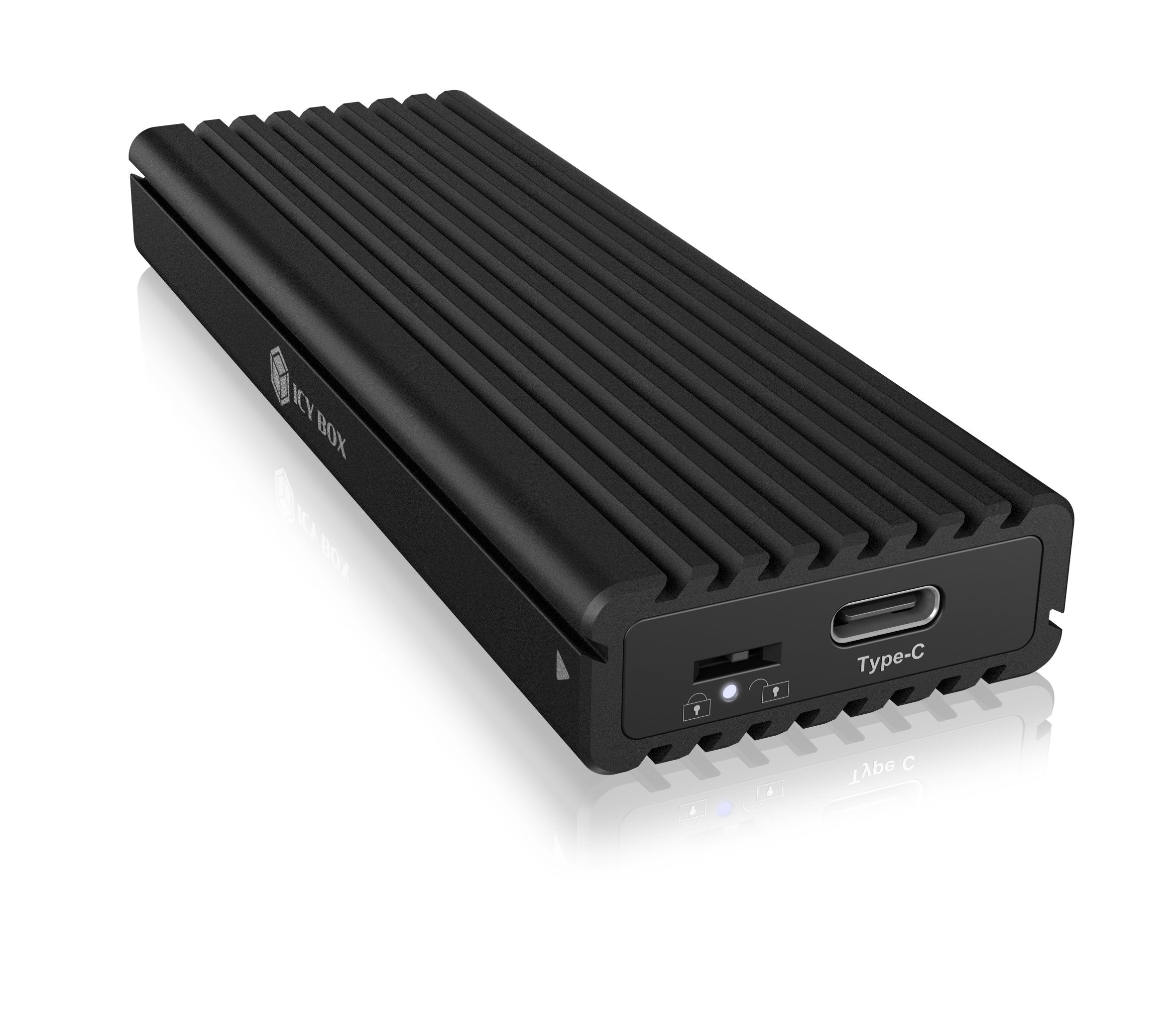 Geh. IcyBox USB 3.2 Typ-C M.2 NVMe SSD Gehдuse extern Geh. IcyBox USB 3.2 Typ-C M.2 NVMe SSD Gehдuse extern
